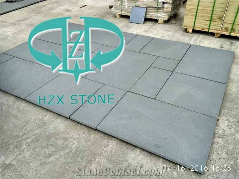 Black Sandstone for Swimming Pool Coping, Pool Steps