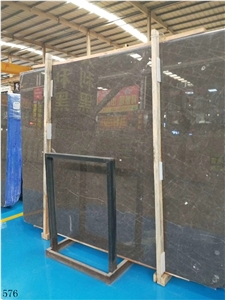 China Earl Brown Marble Slab Wall Floot Tiles Use