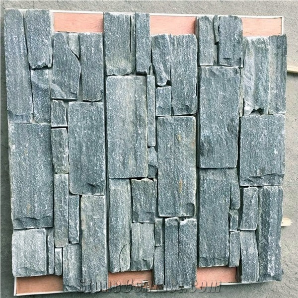 China Gary Slate Ledge Stone Veneer Wall Cladding