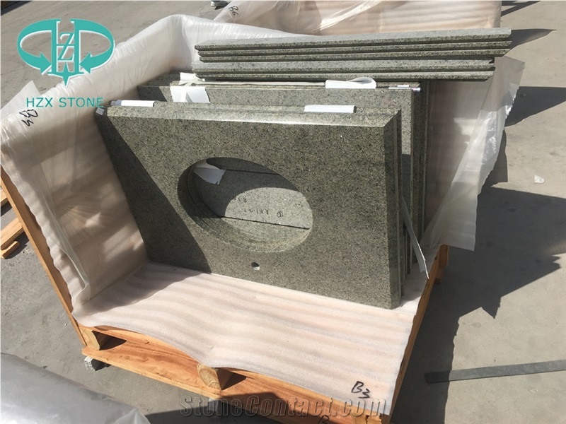 China Green Color Granite Countertop