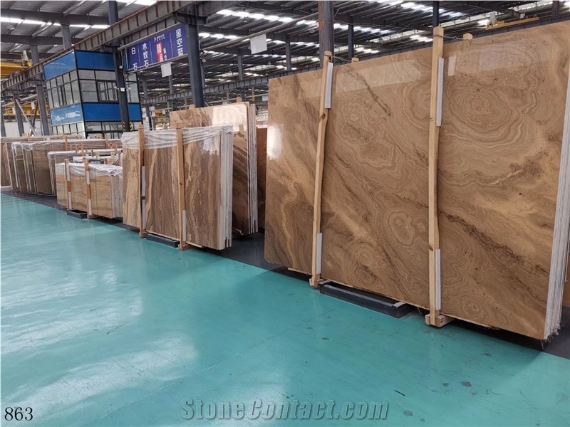 China Imperial Wood Vein Marble Slab Walling Tiles