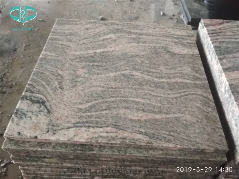 China Juparana Granite Tiles for Flooring, Walling
