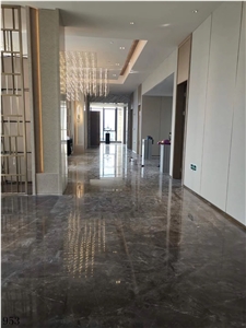 China Jura Grey Marble Slab Tiles