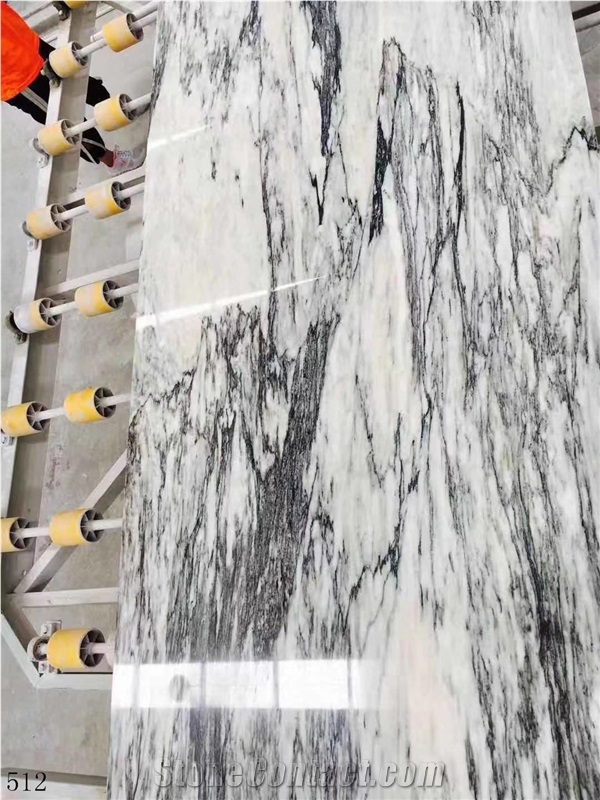 China Landscape White Marble Slab Wall Floor Tiles