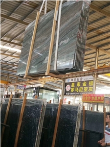 China Lark Blue Marble Slab Wall Floor Tiles Use