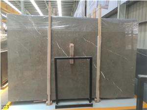 China Latte Grey Marble Slab Wall Floor Tiles Use