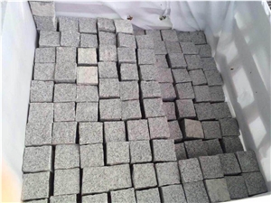 China New G603 Light Grey Granite Cube Stone Paver