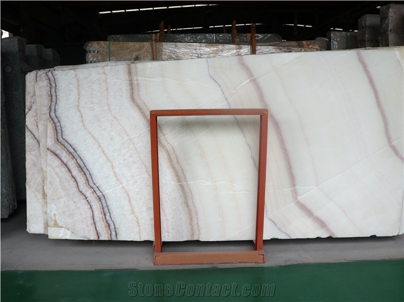China Rainbow Onyx Slabs Tiles Cut-To-Size