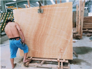 China Resin Yellow Onyx Slab Wall Floor Tiles Use
