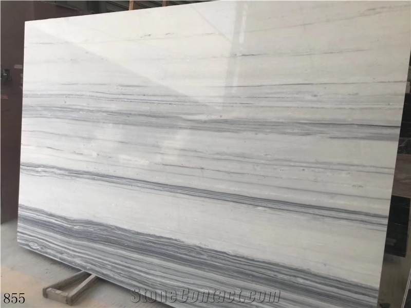 China Snowflake Wood Grain Marble Slab Wall Tiles