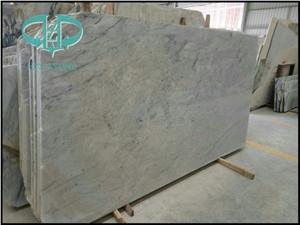 Chinese Carrara White Marble Slabs