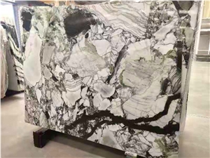 Cold Emerald Green Marble Slabs, Ice Jade Marble