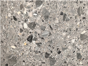 Fossil Grey Marble Flooring Tile