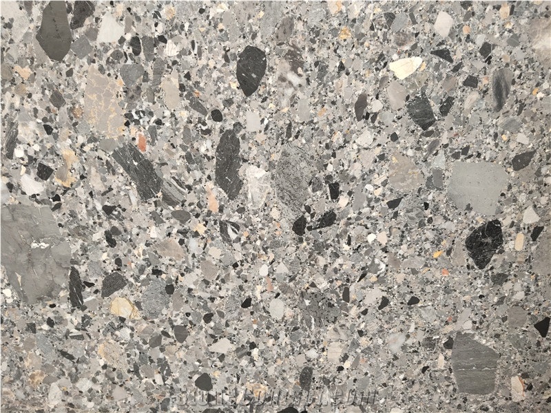 Fossil Grey Marble Flooring Tile