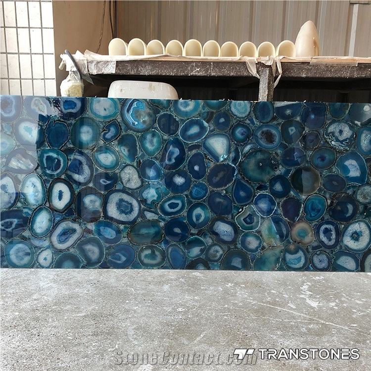 Full Agate Slab Real Onyx for Home Wall Decor