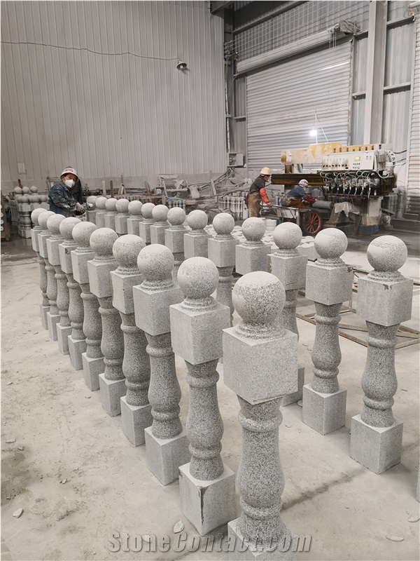 G603 Grey Granite Pillars Column