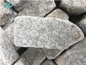 G655 Grey Granite Cobble Cube Stone