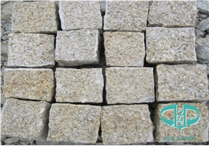 G682 Granite Cobbles with Natural Face