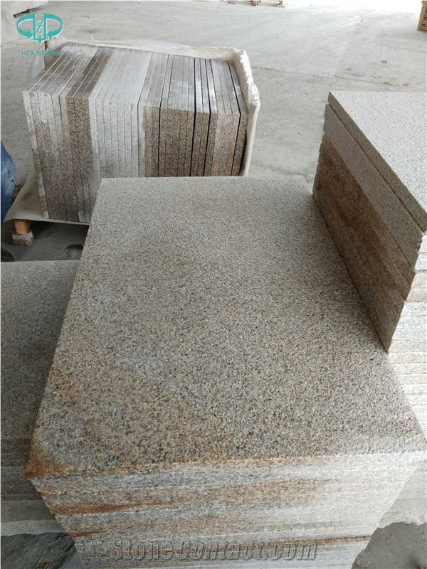 G682 Yellow Granite Paving Flooring Tile