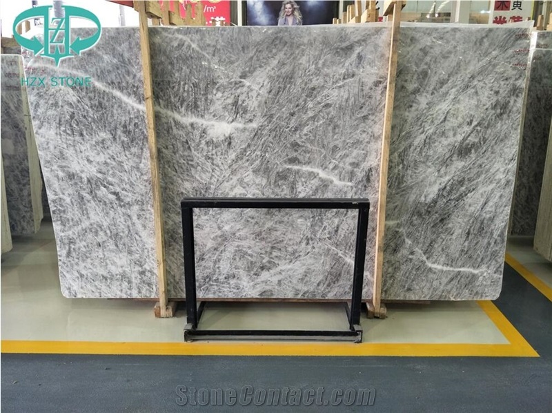 High Quality Silver Grey and White China Marble