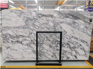 Italy Arabescato Carrara Marble Slab Tiles
