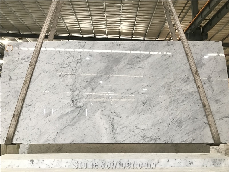 Italy Bianco Carrara C Whiite Marble Tiles