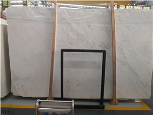 Italy Cartie White Marble Slab Wall Floor Tile Use