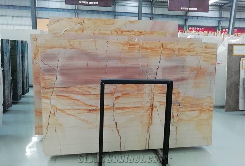 Luxury Wall Floor Slabs Teakwood Burmateak Marble