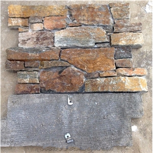 Natural Brown Slate Loose Stone Wall Claddings