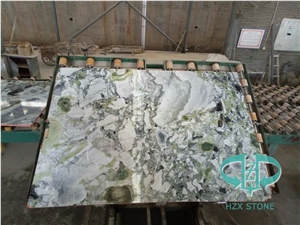 Natural Stone Ice Green/Colorful Jade Marble
