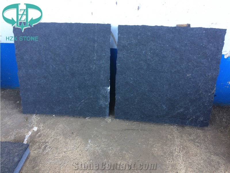 Paving Stone Natural Jet Black Granite Tile