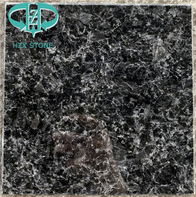 Polished Angola Black Granite Kitchen Top