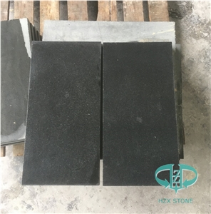 Polished/Honed Black Granite for Slabs/Tiles