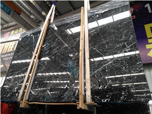 Polished Italy Black Marble Slabs&Tiles