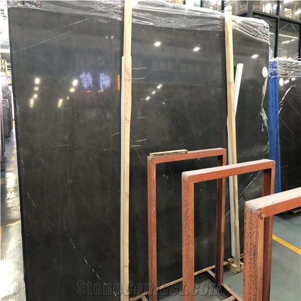 Popular Pietra Grey Polished Brown Marble Slabs