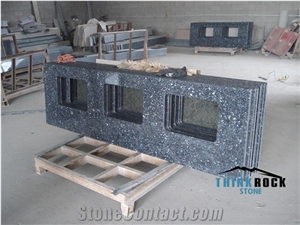 Prefab Blue Pearl Granite Countertops