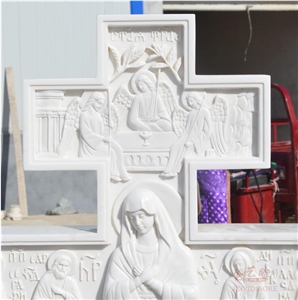 Santa Maria Cross Sculpture Furnishing Articles