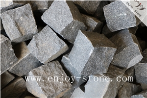 Sesame Grey,G654 Granite,Road Paver,Cube Stone
