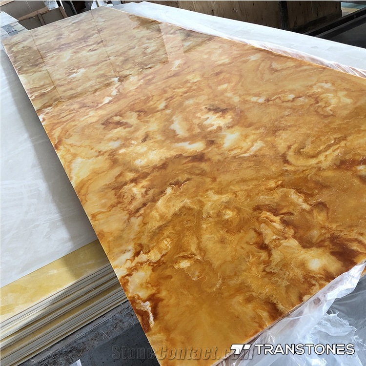 Translucent Acrylic Table Top for Bar Counter