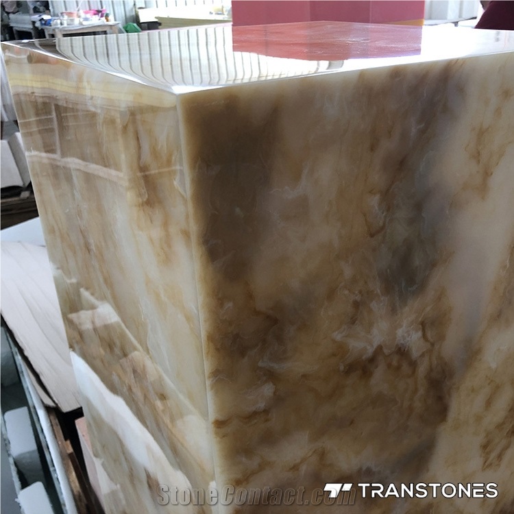 Translucent Stone Backlit Alabaster