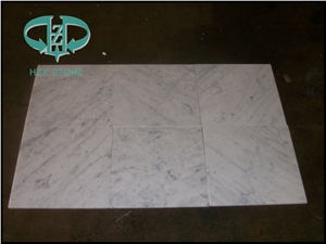 White Bianco Carrara Cd Marble Slab and Tiles