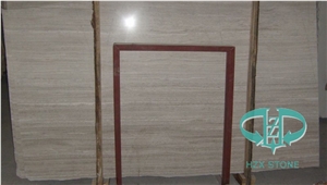 White Wooden Grain Stone Marble for Slabs/Wall