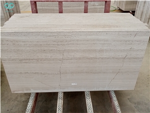 White Wooden Marble for Paving Flooring Tile Slab