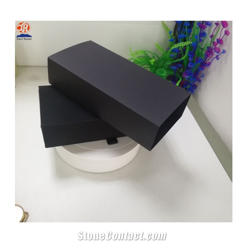 Grey Wooden Marble Natural Stone Jewelry Box