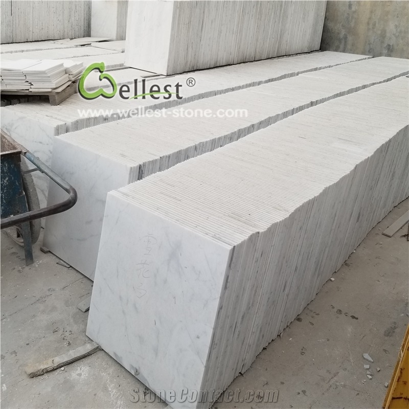Italy Bianco Carrara White Marble Floor Wall Tile