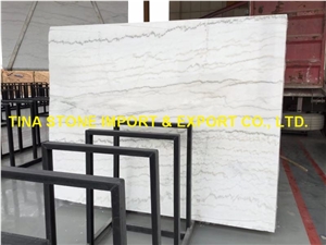 Guangxi White Marble Tiles Slabs