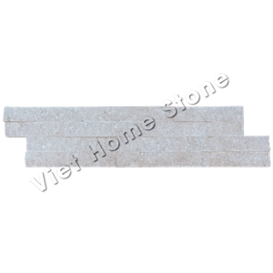 Crystal White Split Marble Wall Cladding