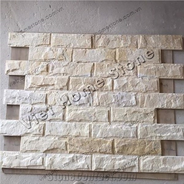 Mushroom Yellow Nghe an Marble Wall Cladding Panels