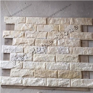 Mushroom Yellow Nghe an Marble Wall Cladding Panels