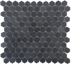Polished Pure Black Mosaic Tile